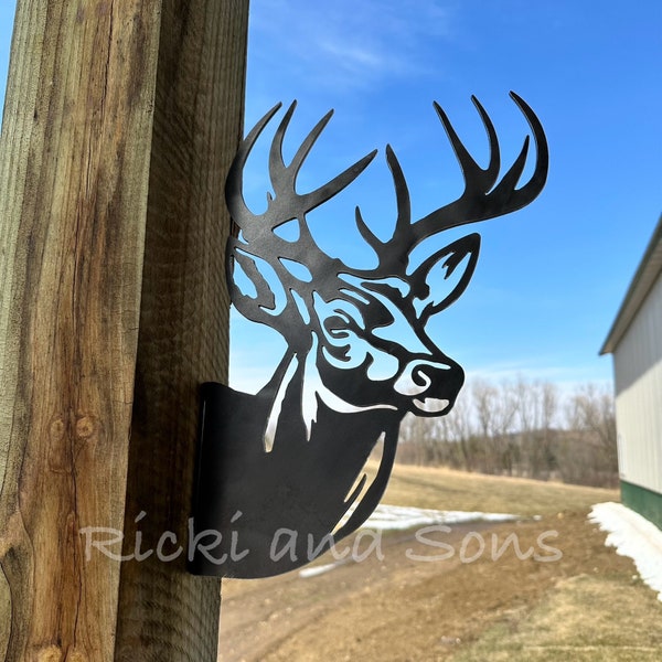 Deer Head - Buck Head - Steel Metal art / Metal Decor / Outdoor Decor / Metal Sign