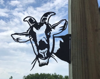 Коза - Сталь Металл арт / Металлический декор / Наружный декор / Металлическая вывеска