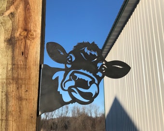 Cow - Steel Metal art / Metal Decor / Outdoor Decor / Metal Sign
