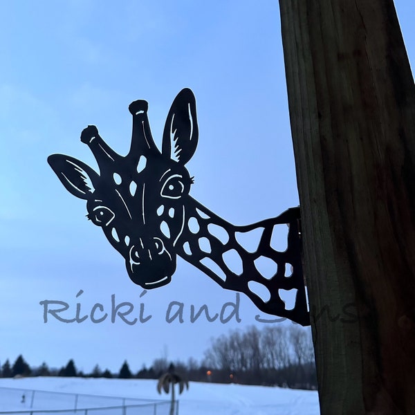 Giraffe - Steel Metal art / Metal Decor / Outdoor Decor / Metal Sign