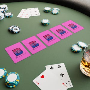 Biseksuele Pride-speelkaarten, LGBTQ+-pokerdeck, Bi Flag-kaartspel, Pride Game Night, uniek LGBTQ-cadeau, regenboogspeelkaarten