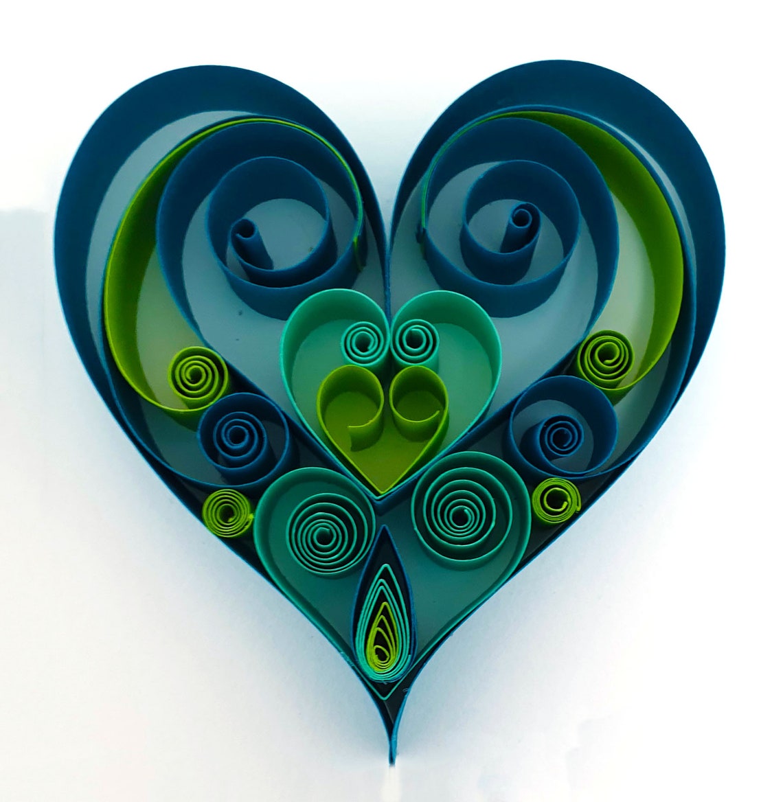 Sacred Heart Paper Art Paper Quilling Love Gift Birthday Gift 1st