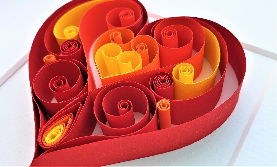 Sacred Heart Paper Art Paper Quilling Love Gift Birthday Gift 1st