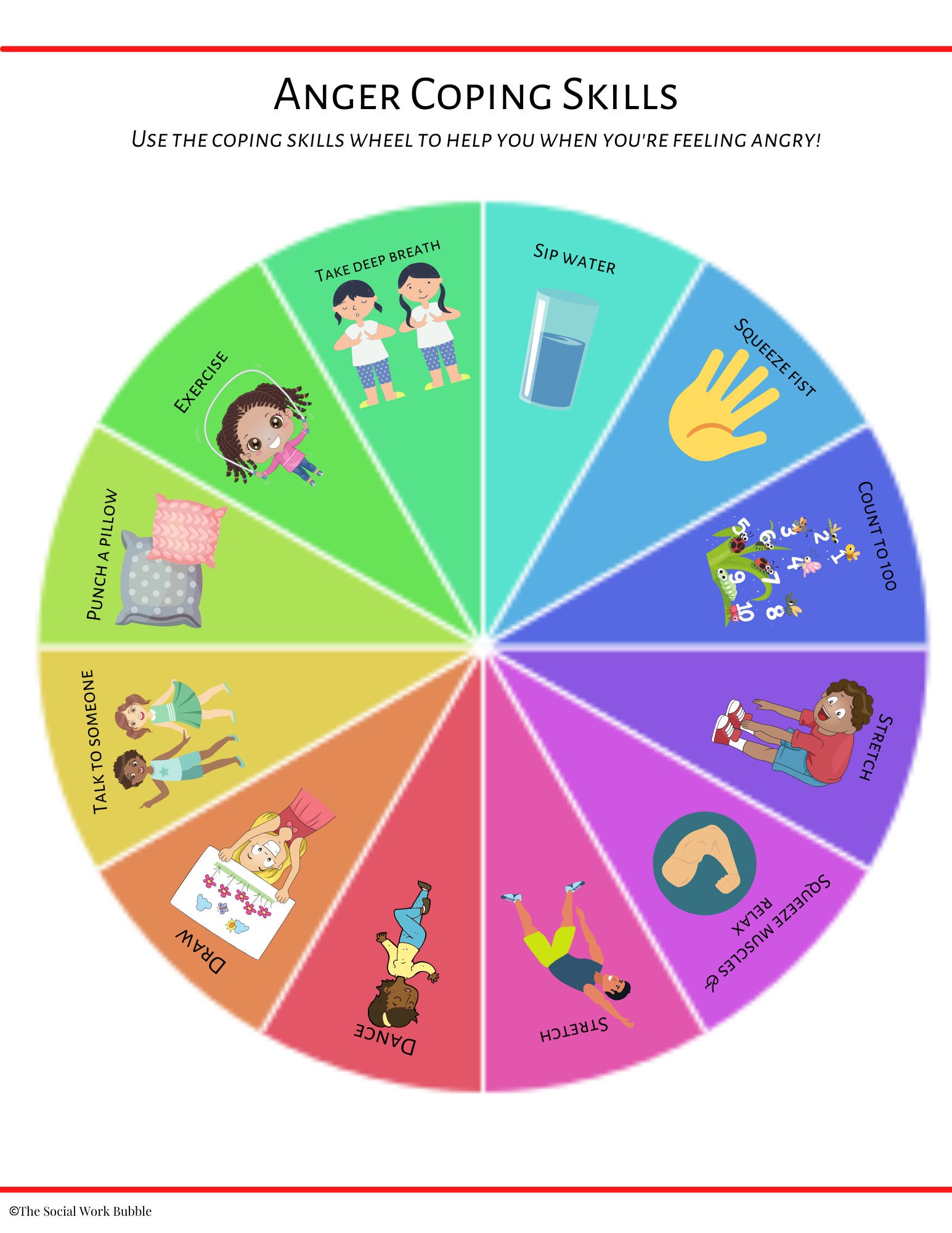 Anger Play Therapy Worksheets Activity For Kids Mental Etsy Australia