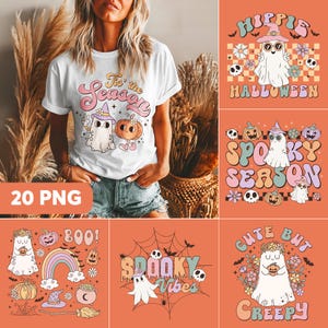 20+ Retro Halloween Bundle PNG, Halloween Png, Halloween Png-Designs, Halloween Bundle, Gruselige Saison Png