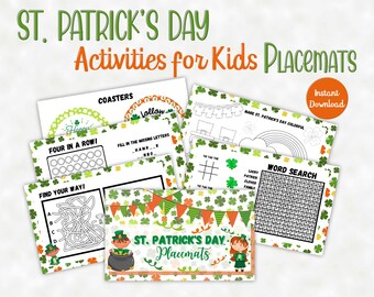 St. Patrick's Day Activities for Kids, St. Patrick's Day Games, St. Patrick's Day Activity Printable, St. Patrick's Day Coloring Pages
