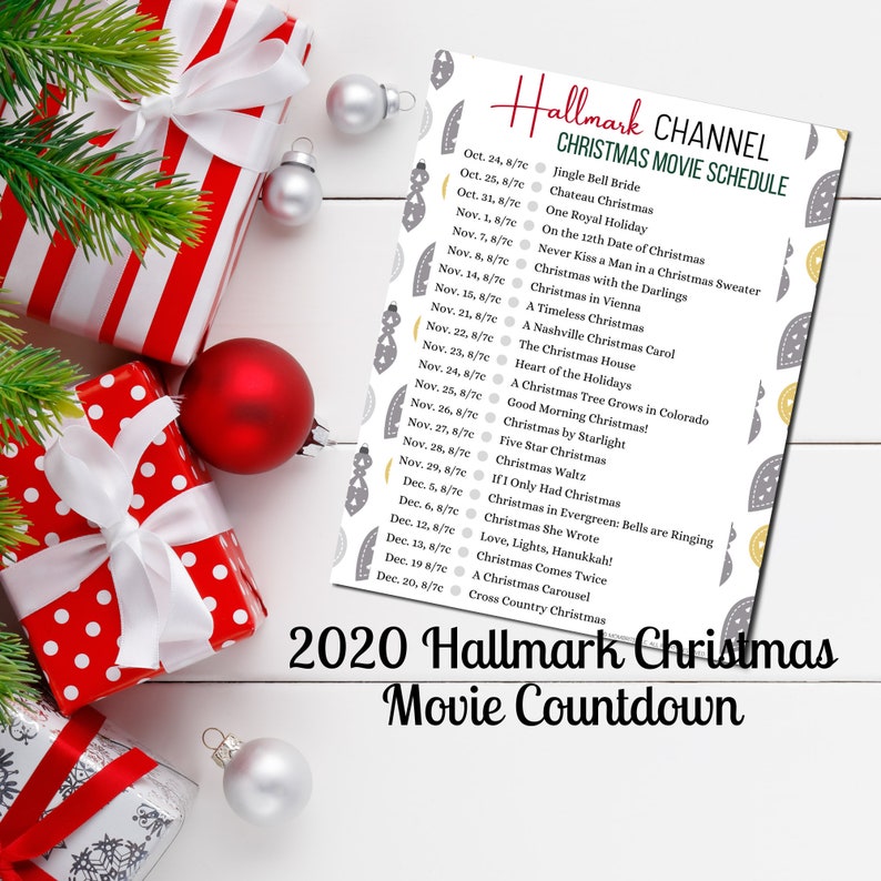 Hallmark Movie Checklist Printable Printable Word Searches