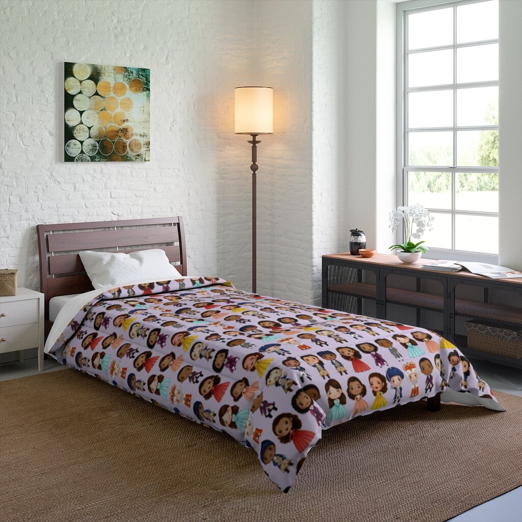 Hamilton Bedding Comforter Broadway Musical Theater Bedroom Etsy