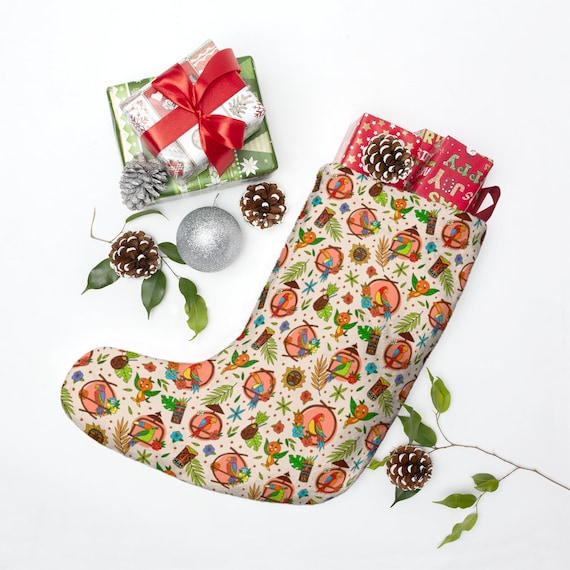 New Disney Parks Stitch Enchanted Tiki Room Birds Christmas Holiday Stocking