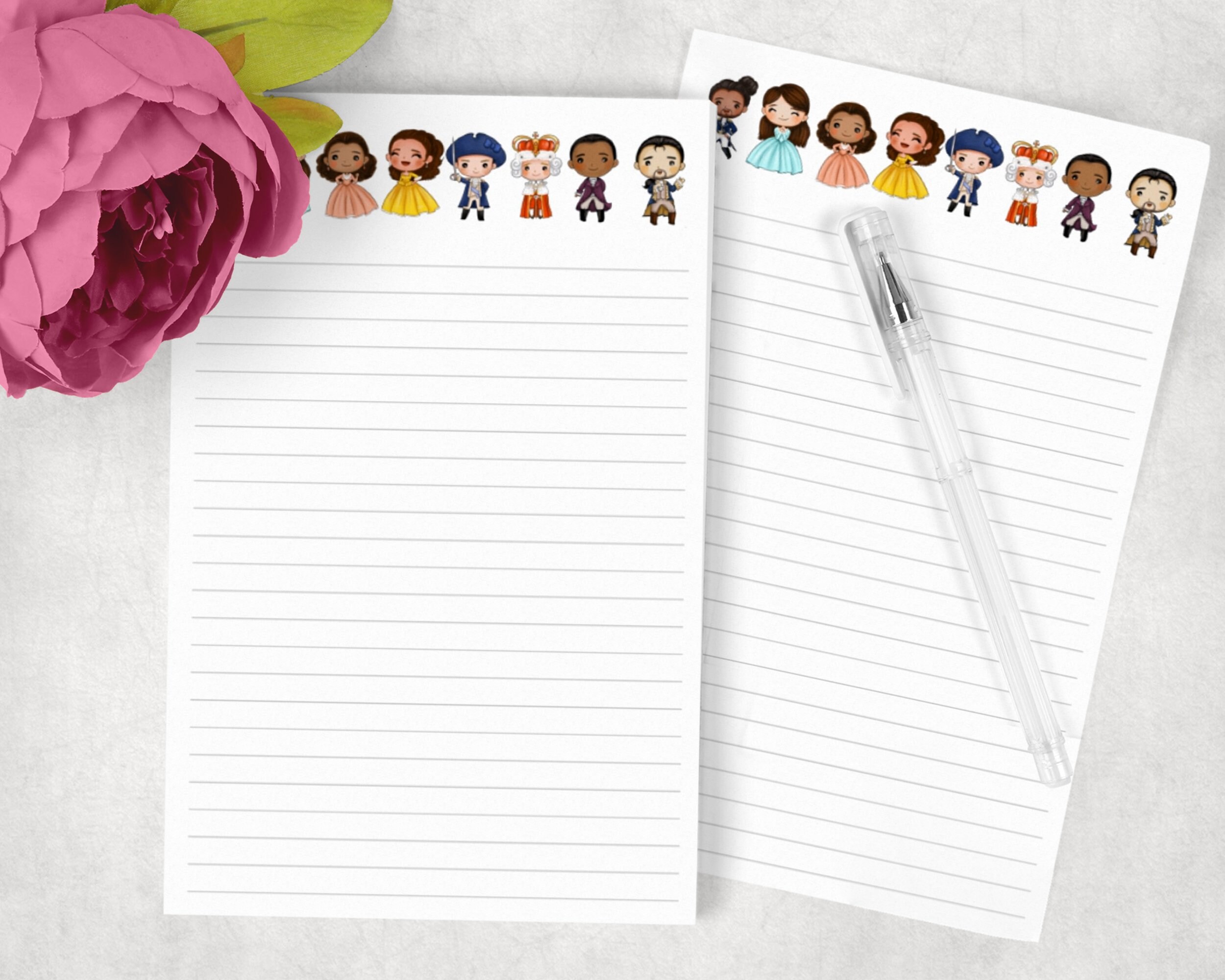 Hamilton Musical Notepad - Broadway Theater Show Stationery Memopad G…
