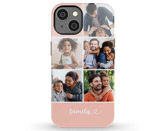 Personalized Phone Case Photo Collage Phone Case Cover for Apple iphone 6 6s SE 2020 7 8 11 Pro Xs Xr Xs Max 12 13 Pro Max Mother's Day Gift