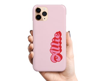 Retro Phone Case Iphone 11 Case Aesthetic Phone Case Custom Iphone 12 Pro Max Case, 70s Seventies Phone Case Personalized Name