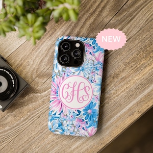 Monogram iPhone Case Personalized Phone Case Initial iPhone 15 Case Custom iPhone 14 Pro Case iPhone 13 12 11 Case XS 8 7 Plus XR Pixel