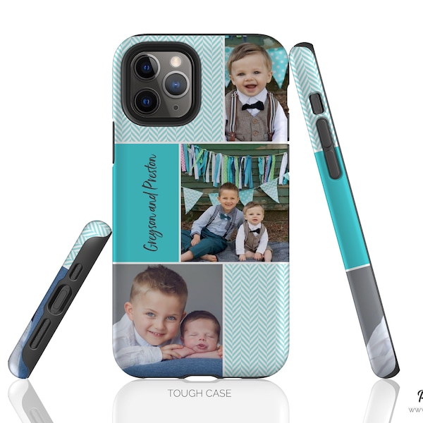 PERSONALISED Photo Phone Case for Apple iPhone 12, 12 Pro Max Hard Back Phone Cover Gift for her or him - Personalised Photo Gift