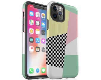 Iphone 12 Case, Colorblock Iphone Case, Abstract Phone Case for Iphone or Samsung