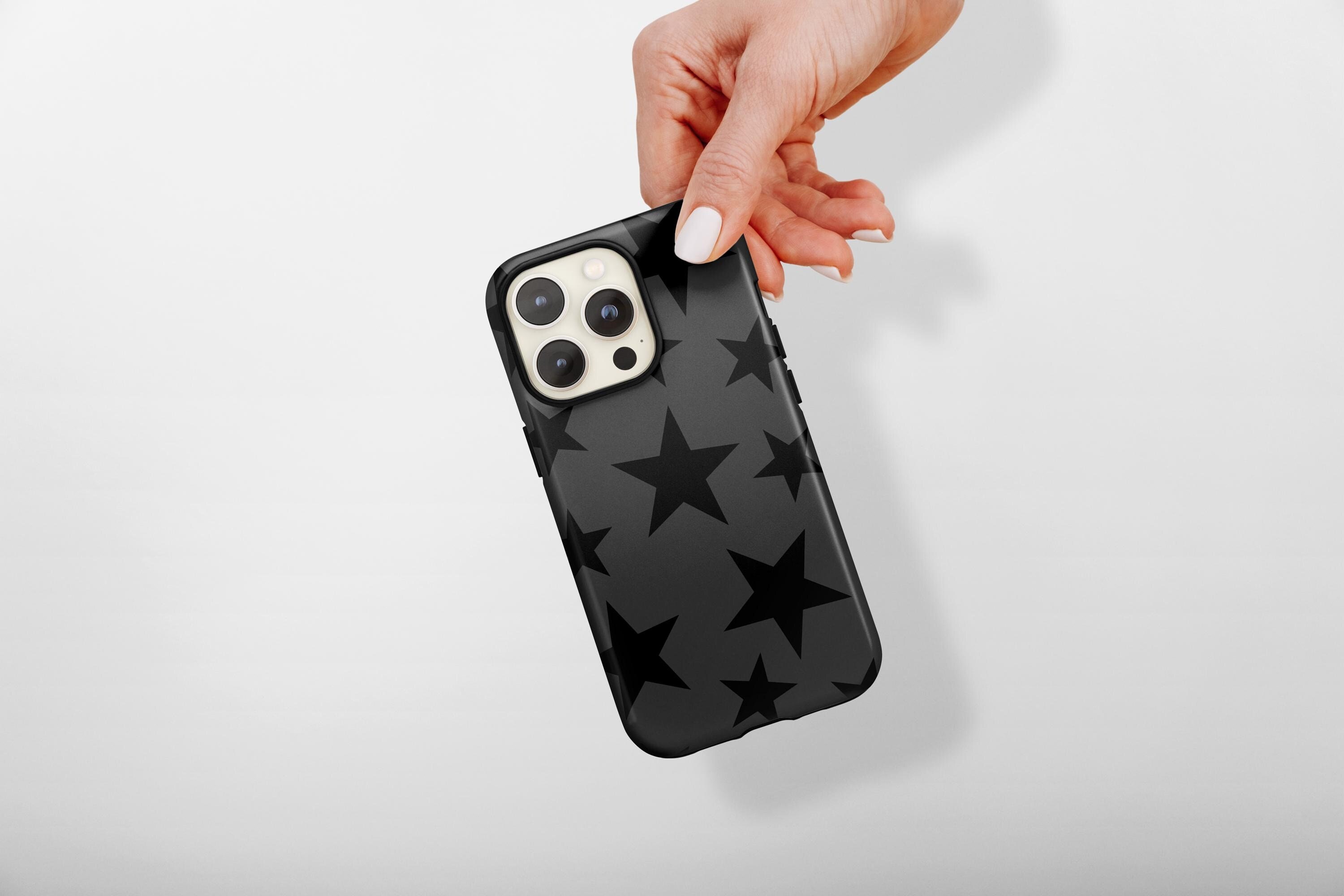 Star Phone Case Black Star iPhone Case 16 Pro Max iPhone 16 Pro