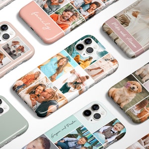 Collage Phone Case, Picture Phone Case, Photo Phone Case, Customized Phone Case, Choose from 9 Picture Collages for iPhone or Samsung