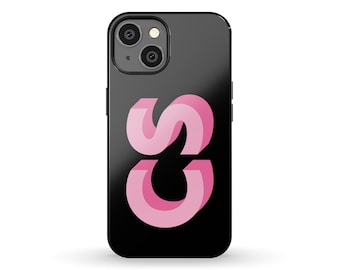 Coque pour iPhone monogramme grande initiale personnalisée pour iPhone 13, coque personnalisée pour iPhone 13 Pro, iPhone 7 8 Plus XR XS Max Samsung Galaxy Pixel 6