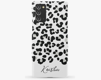 Samsung Phone Case Leopard Print Personalized