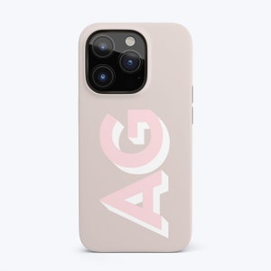 CUSTOM INITIAL iPhone Case Personalized Monogram iPhone 15 Case Your Initials iPhone 11 12 13 14 Pro Max Plus Case iPhone XS 8 7 Plus Pixel