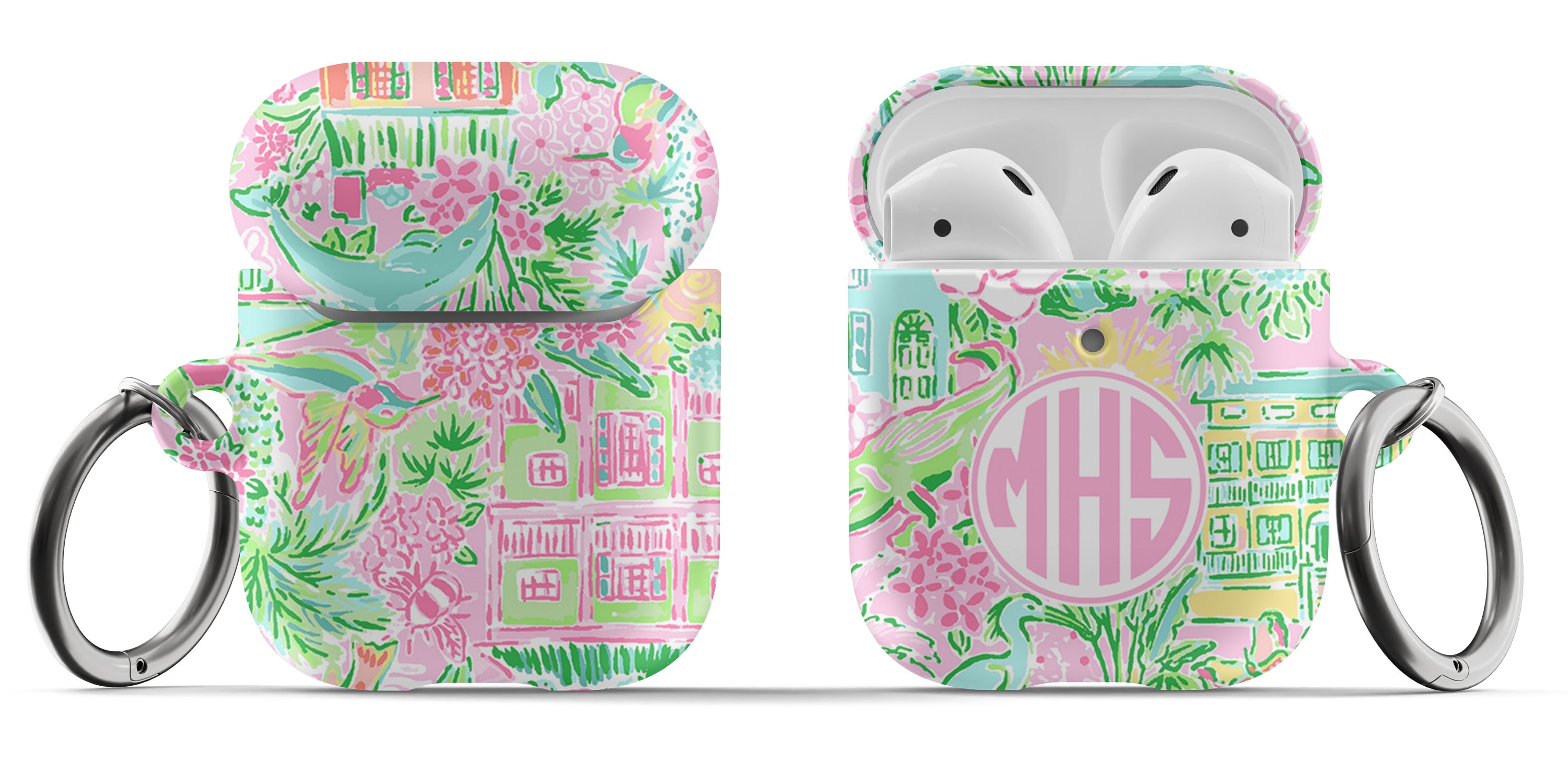 Monogram AirPod Case Pro Preppy Air Pod Case Personalized