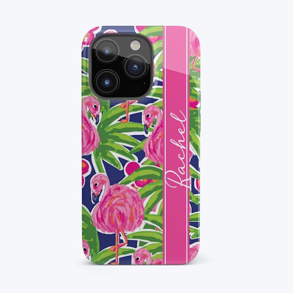 Personalized iPhone Case, Flamingo Iphone Case, Custom Iphone Case, Name Iphone Case, Tropical Phone Case, Flamingo Phone Case