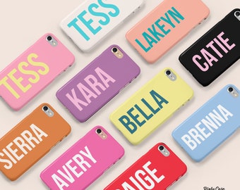 Name iPhone Case Personalized Large Name iPhone 11 Case Custom iPhone 11 Pro Case iPhone XS 8 7 Plus XR Samsung Galaxy