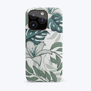 TROPICAL Leaves Phone Case for Iphone,  Jungle Leaves Iphone Case