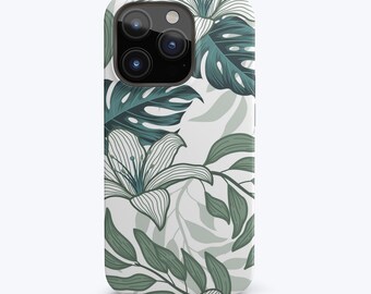 TROPICAL Leaves Phone Case for Iphone,  Jungle Leaves Iphone Case