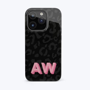 Monogram iPhone Case Personalized Large Initial iPhone 11 Case Custom iPhone 11 Pro Case iPhone X XS 7 8 Plus XR
