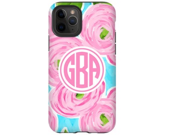 Preppy Monogram Iphone Case Personalized Monogram iPhone Case