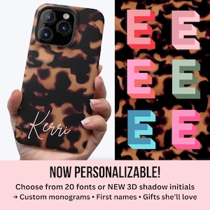 Coque iPhone écaille de tortue nom personnalisé pour iPhone 16 Pro Max coque personnalisée iPhone 15 14 13 12 Pro coque iPhone XS 8 7 Plus XR Samsung Galaxy