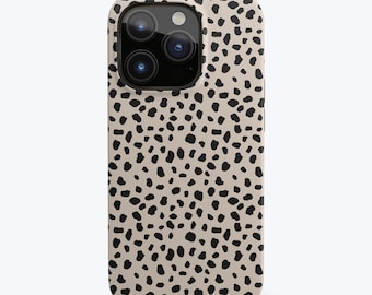 BEIGE DOTS Case | For iPhone 16 Case, iPhone 15 Case, iPhone 14 Case, iPhone 13 Case, More Models Available Dot Pattern Modern Beige Neutral