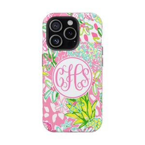 vine monogram preppy phone case iphone