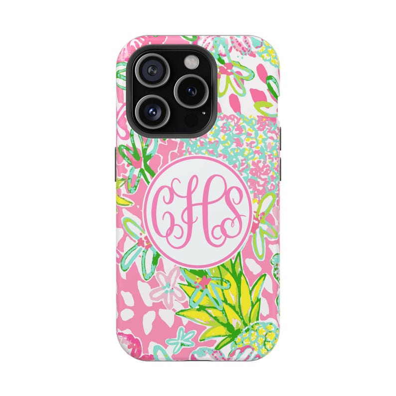 vine monogram preppy phone case iphone