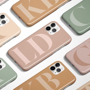 Gepersonaliseerde telefoonhoesje initiaal, Boho iPhone-hoesje, aangepast iPhone 16-hoesje, 16 Plus-hoesje, monogram iPhone-hoesje, iPhone 16 Pro Max-hoesje