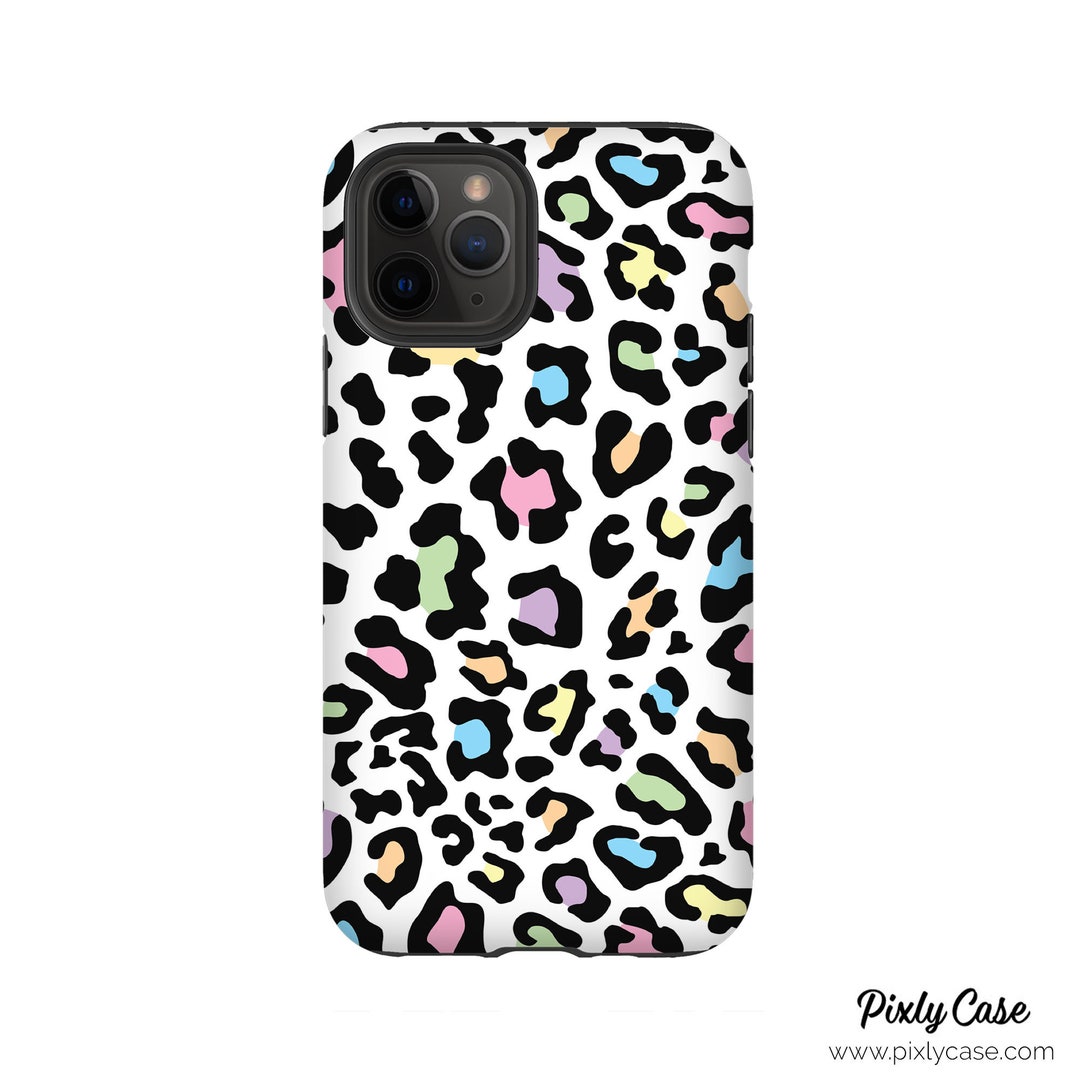 Coque iPhone colorée léopard, coque iPhone 6 6S, coque iPhone 7 8 Plus ...