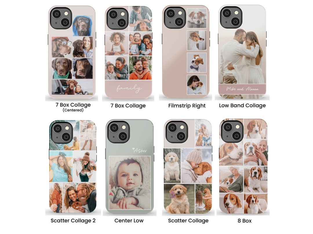 Buy Personalized Photo Gift, Custom Phone Case With Pictures of Pets,  Family or Friends, Unique iPhone Case With Photo Collage, Samsung Galaxy  Online