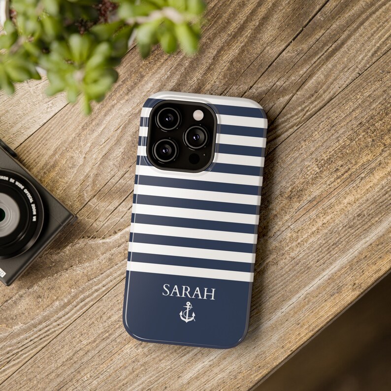 Nautical Phone Case iPhone Summer Preppy Coastal Aesthetic Case iPhone 15 14 13 12 11 Pro Max S24 S23 S22 S21 Ultra Plus Sea Lover Gift image 5