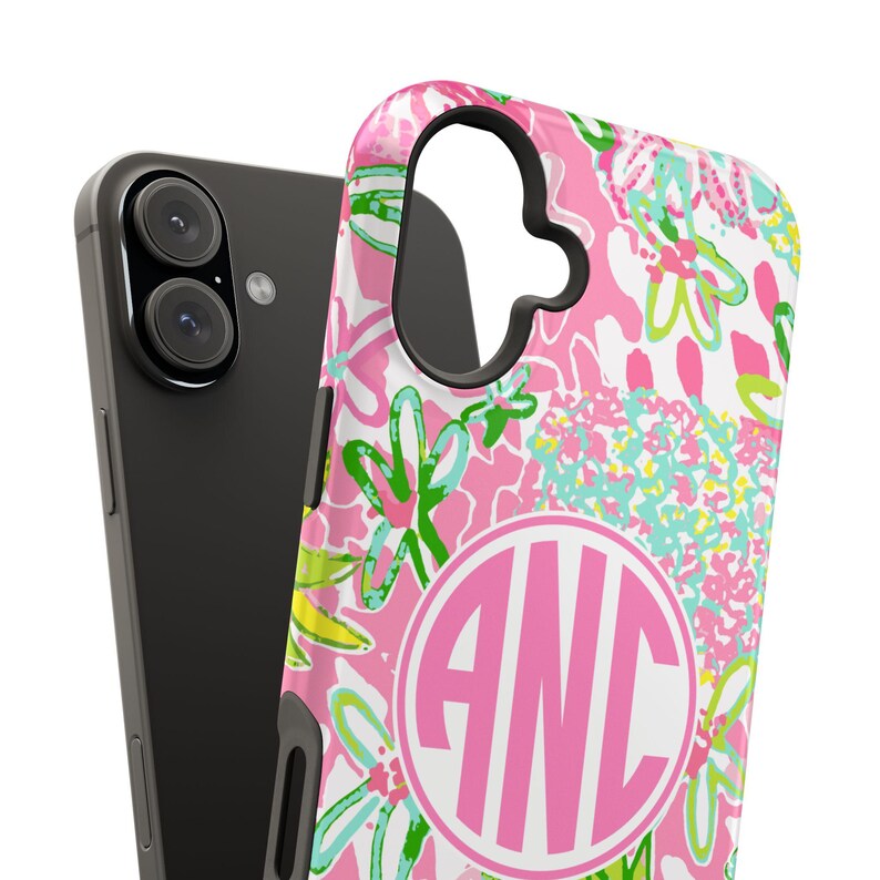 summer monogram phone case preppy