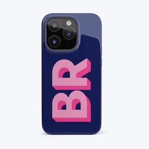 Preppy Navy Blue Phone Case iPhone Case Phone Case for iPhone 15 14 13 12 11 Pro Max Samsung S24 S23 S22 S21 Ultra Plus Gift for Mom