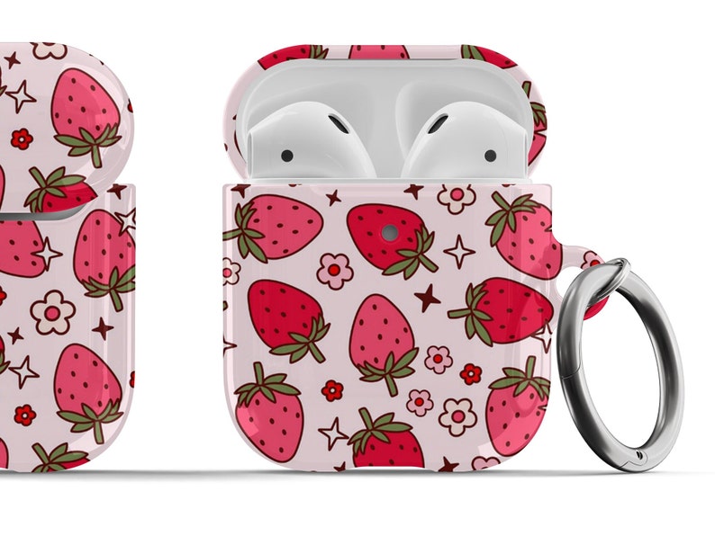 strawberry airpod case