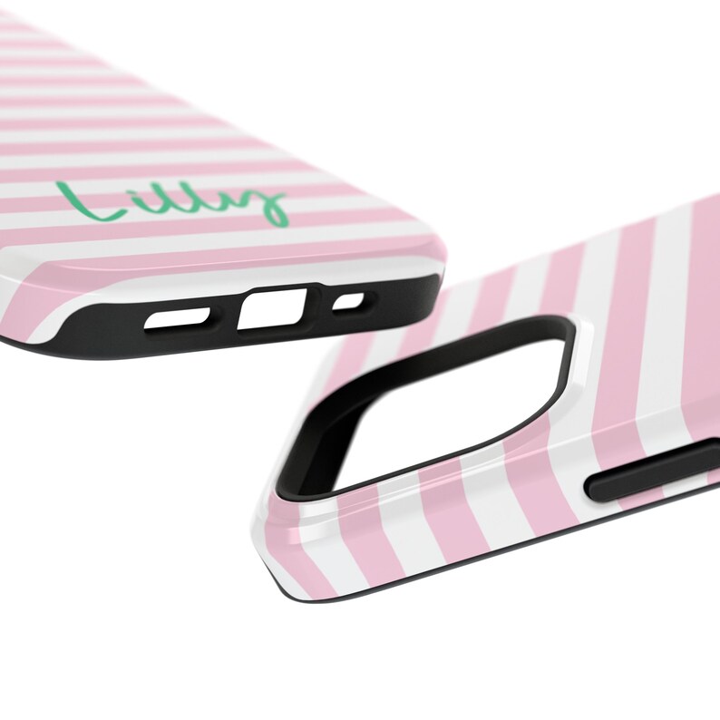 Preppy Handyhülle Niedliche iPhone Case mit Deinem Namen Handyhülle für iPhone 15 14 13 12 11 Pro Max Samsung S24 S23 S22 Ultra Plus Preppy Stuff Bild 4