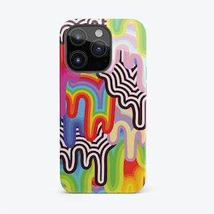 Trippy Phone Case, Aesthetic Phone Case for Iphone or Samsung