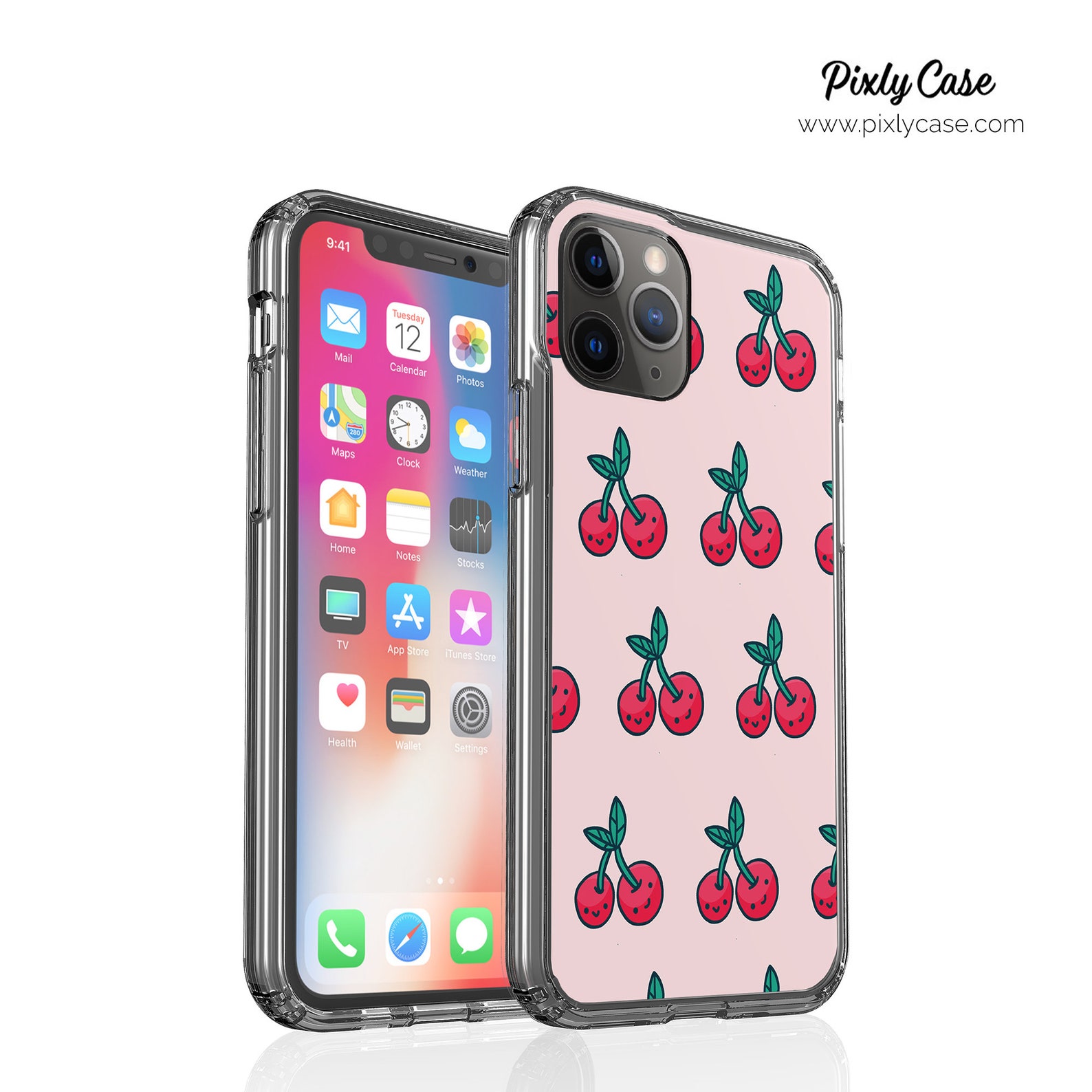 Cherry Phone Case Iphone 11 Case Clear Phone Case for Iphone Etsy