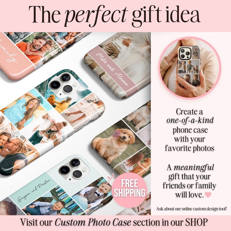 INITIAL Phone Case iPhone Initial iPhone Case Bright Colors, Personalized Gift for Women image 8