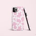 Pink Cow Iphone Case, Pink and White Cow Print Phone Case for Iphone and Samsung 