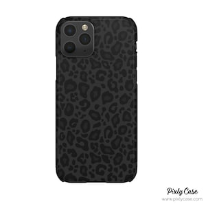 Leopard Print Sleek Matte Hard Phone Back Case Cover for Apple iPhone