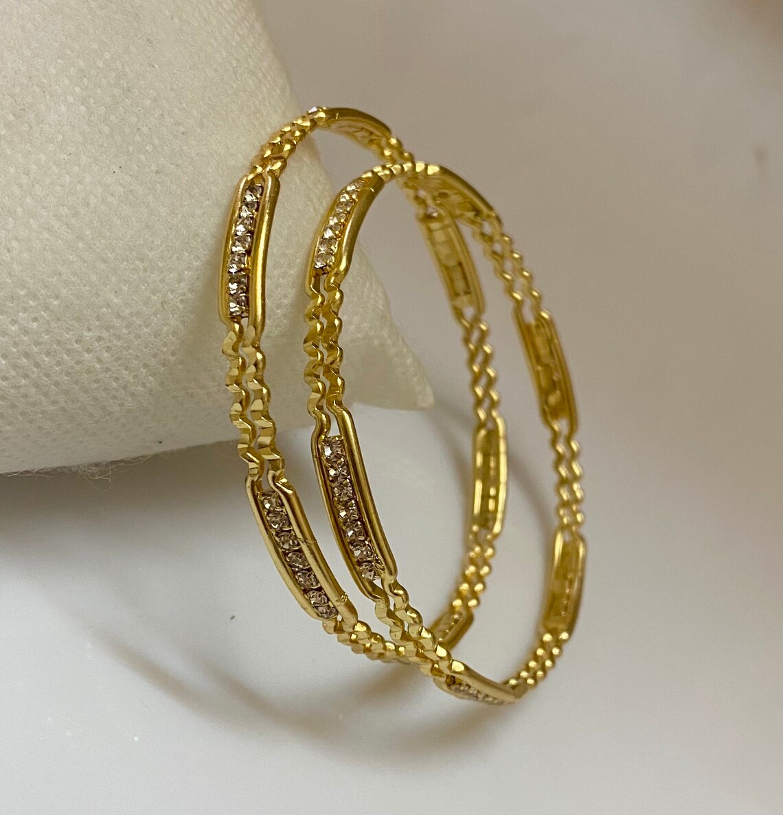 Adorable and Stylish Pair of Bangles Etsy