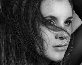Digital Drawing, Gift, Portrait, Custom Apple Pencil Portrait, Portrait From Photo, Drawing From Photo, Sketch From Photo, Couple Gift